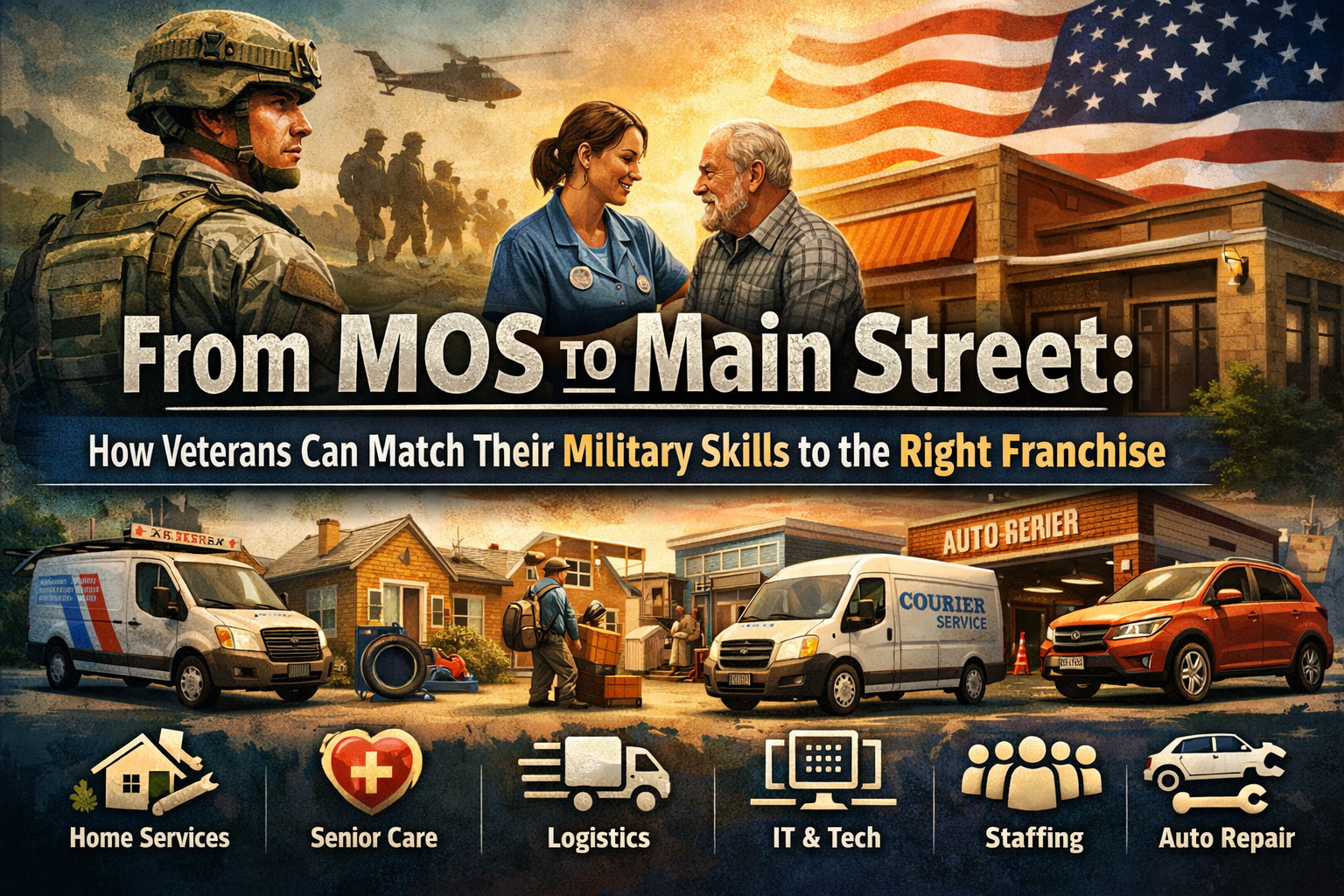 From MOS to Main Street: How Veterans Can Match Their Military Skills to the Right Franchise