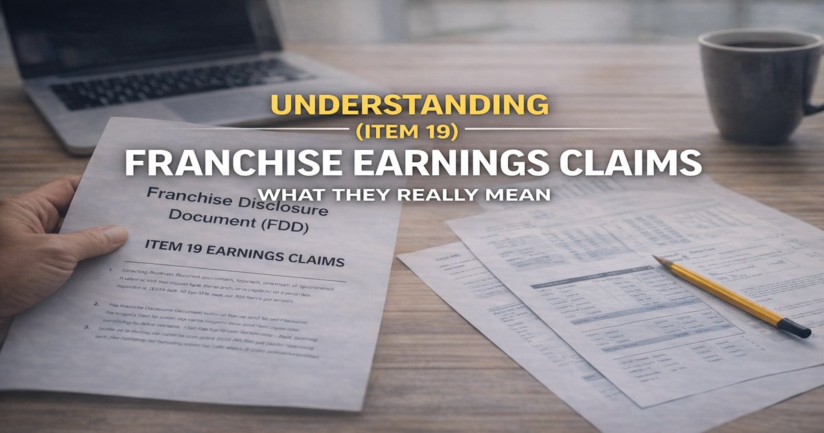 Understanding Item 19 Franchise Earnings Claims